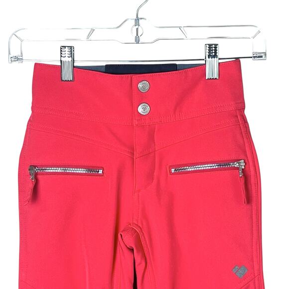 Obermeyer Girls Jolie Softshell Ski Snow Pants Winter Gear Coral Size XS (6-7) - Picture 2 of 12